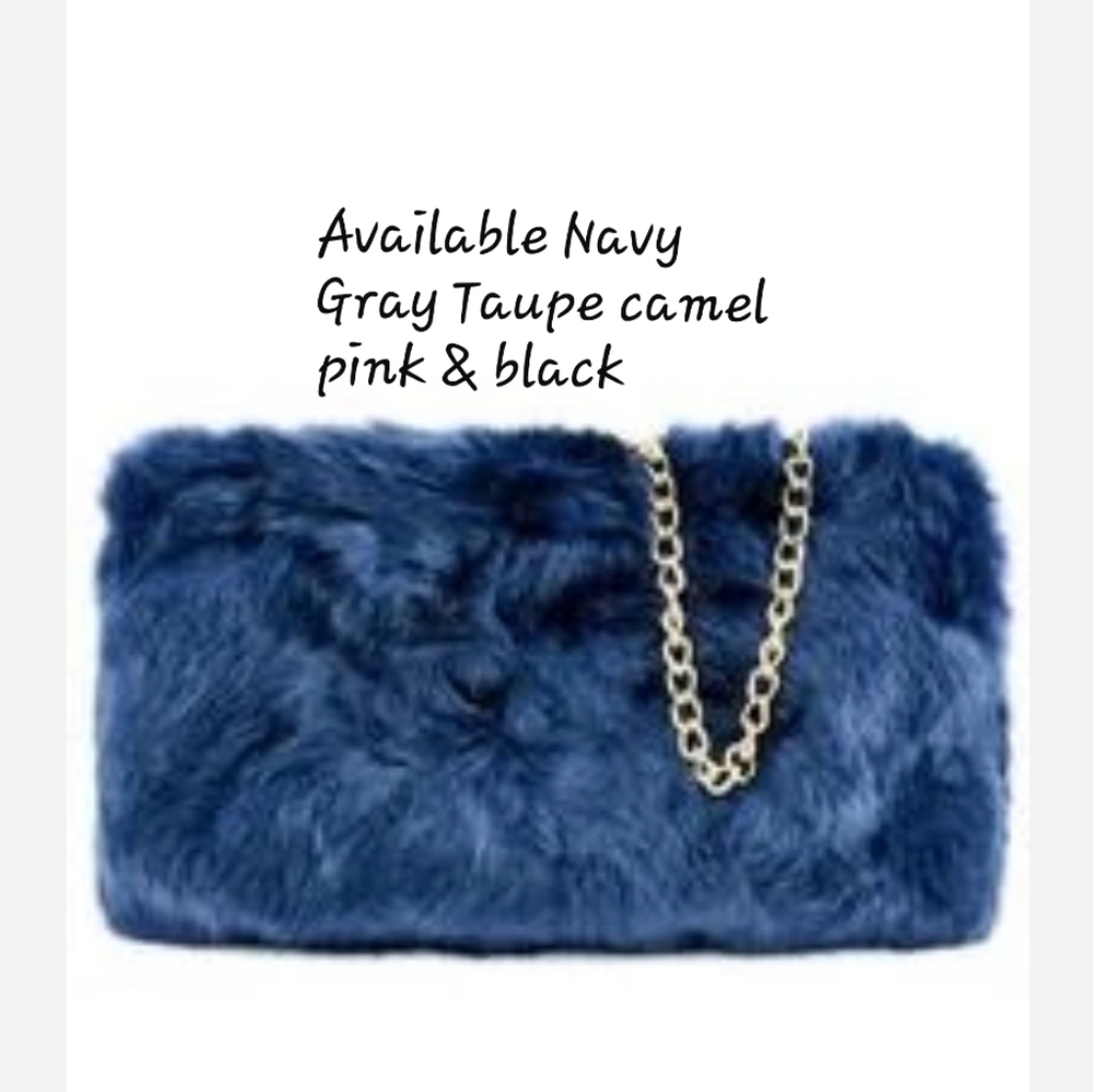 Faux  Fur Purse